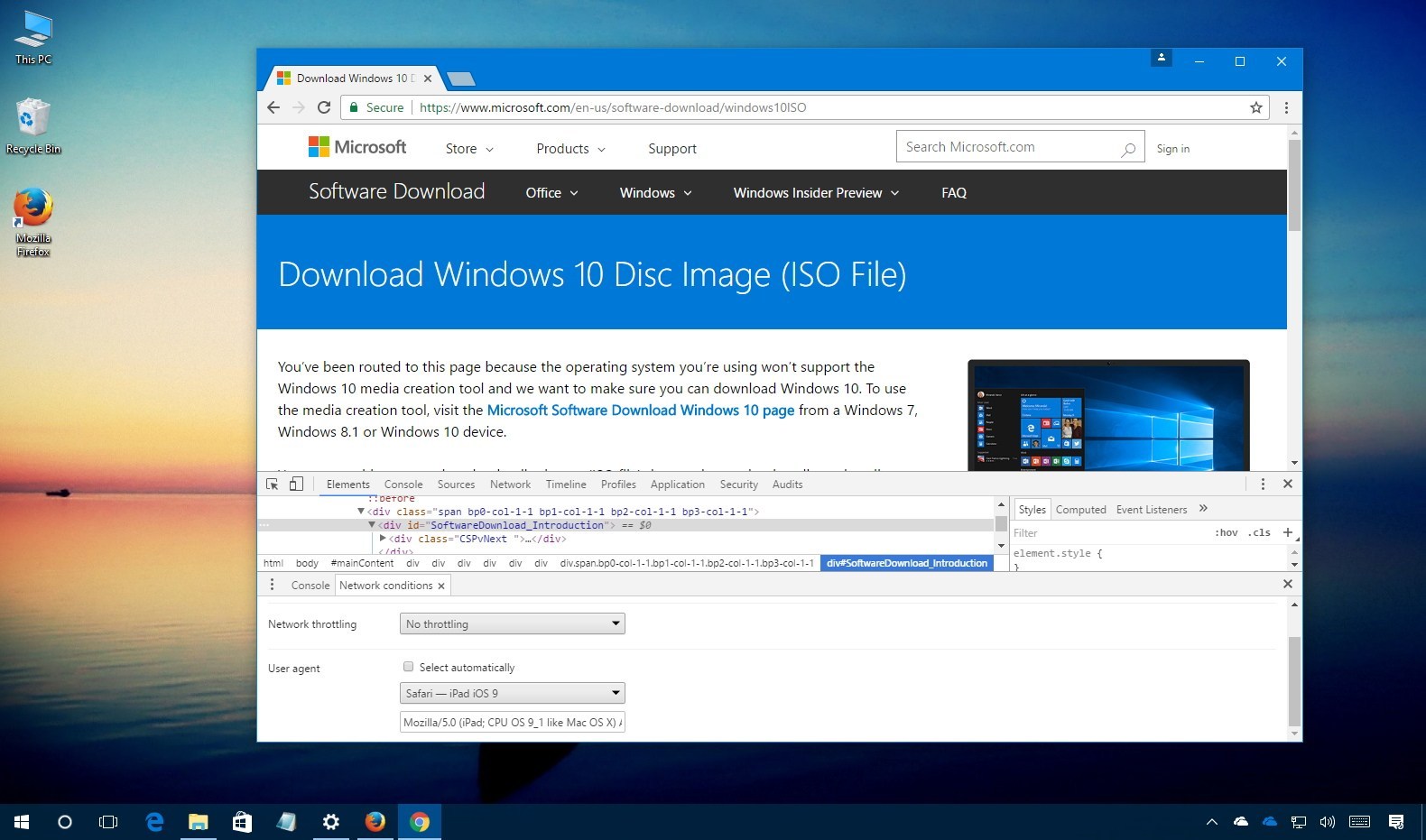 Windows 10 home download iso